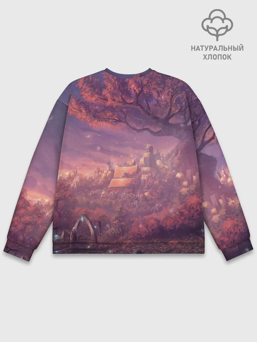Мужской свитшот базовый / Fantasy Forest