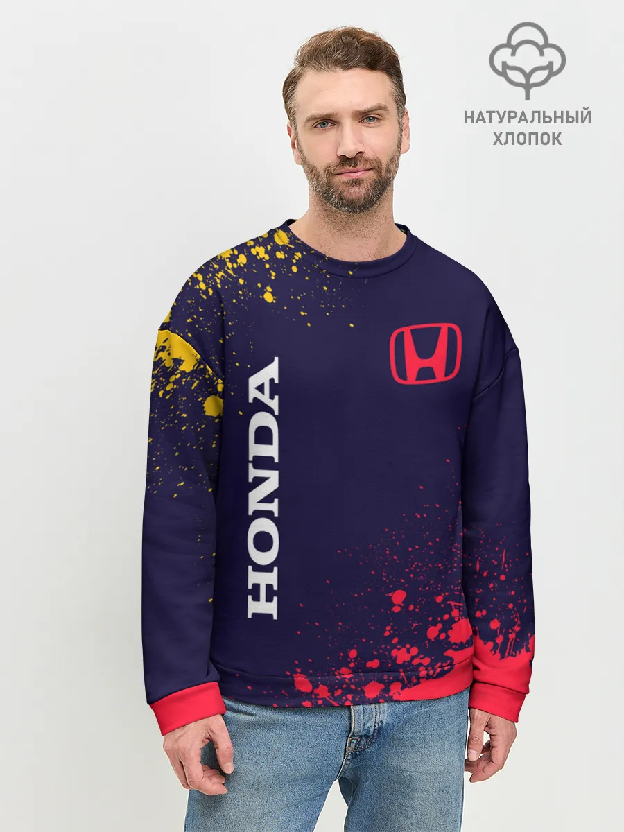 Мужской свитшот базовый / HONDA / ХОНДА
