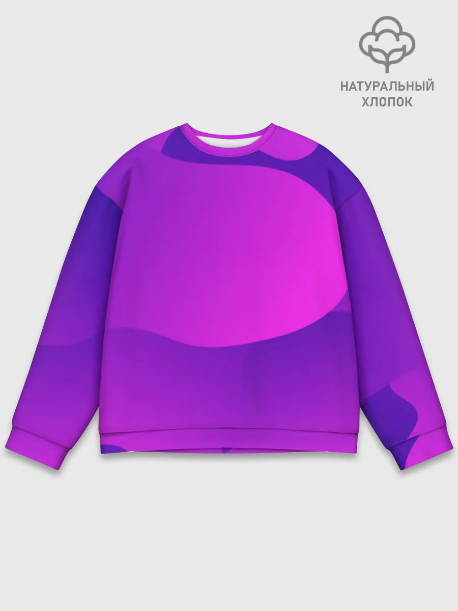 Мужской свитшот базовый / НЕОНОВАЯ ГЕОМЕТРИЯ