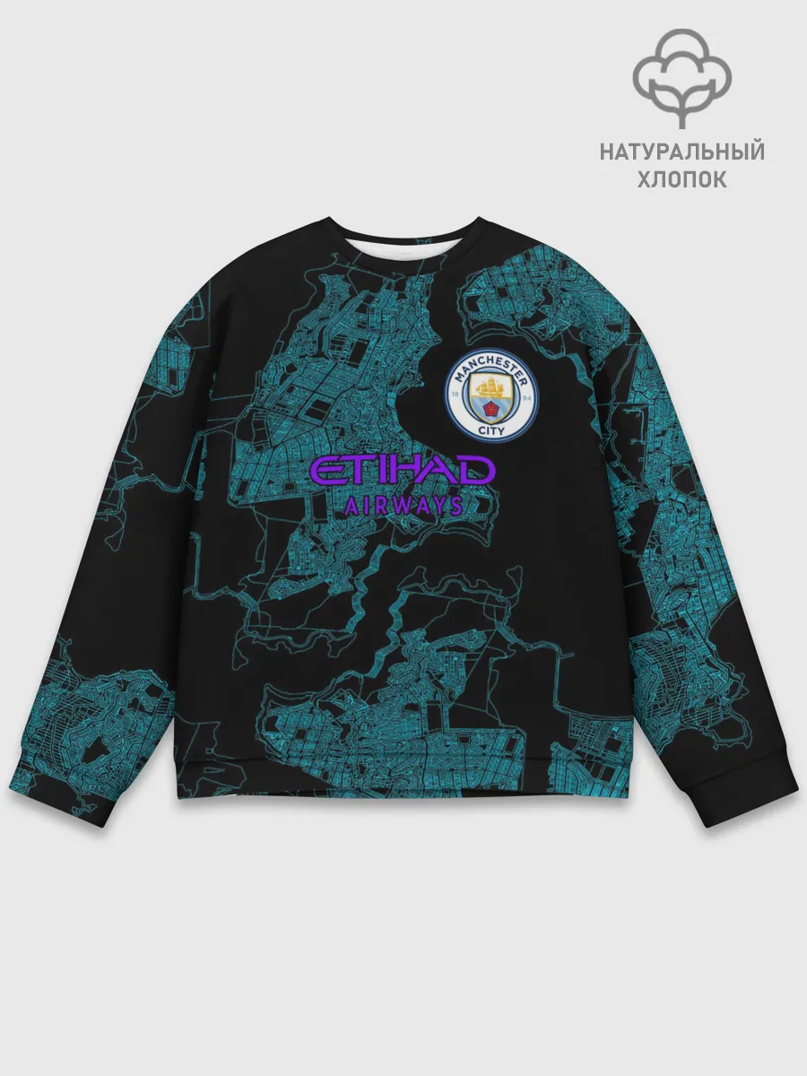 Мужской свитшот базовый / Manchester City | МанСити