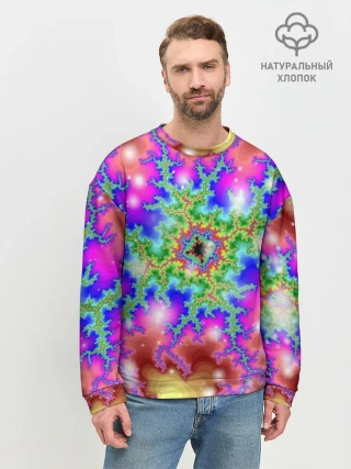 Мужской свитшот базовый / Абстракция