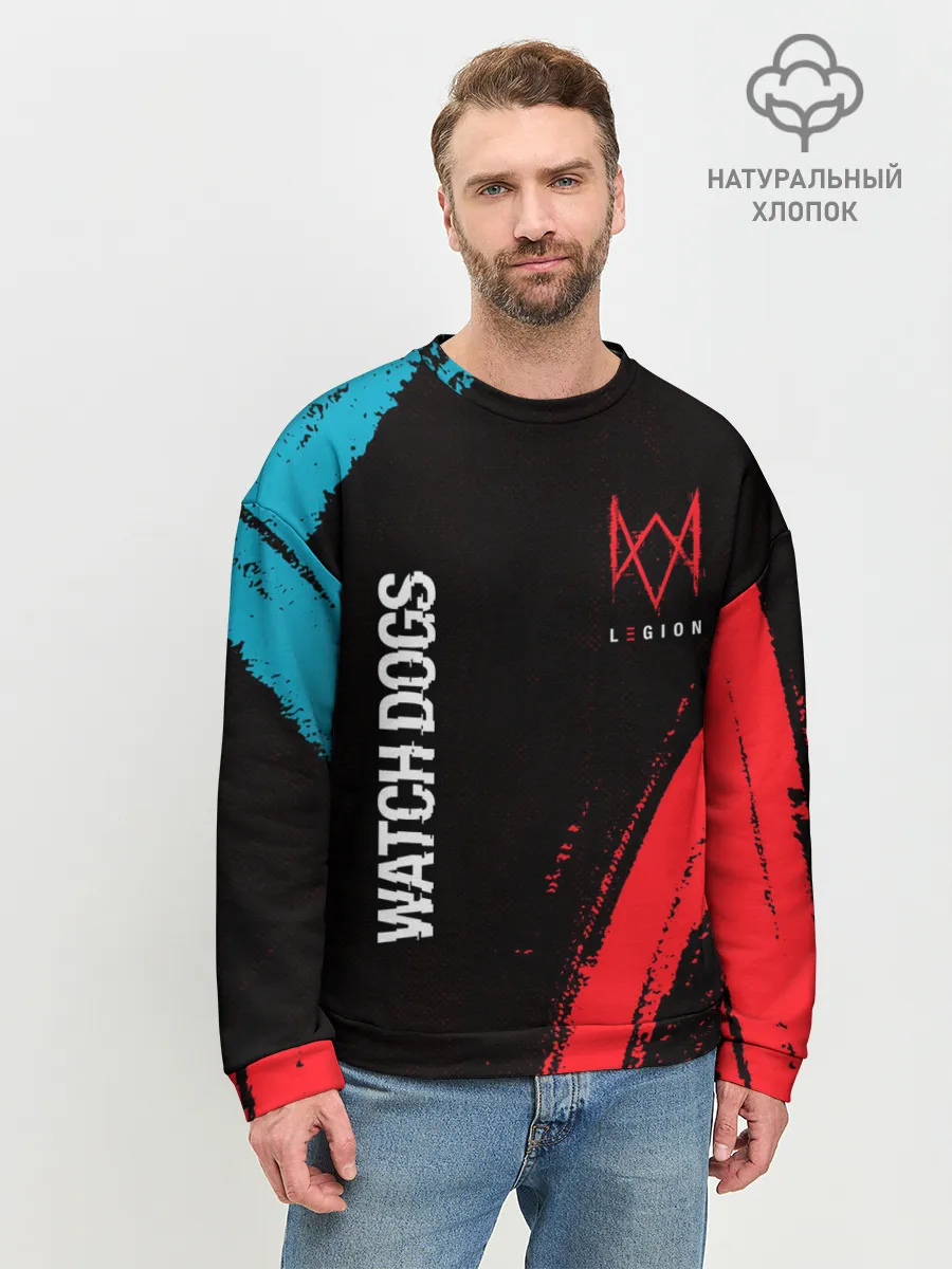 Мужской свитшот базовый / WATCH DOGS LEGION / ВОТЧ ДОГС