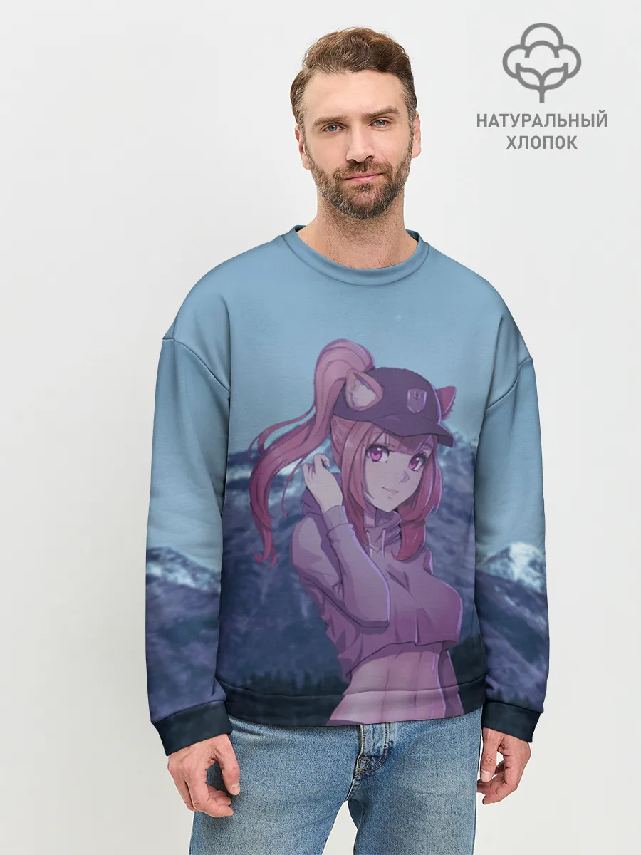 Мужской свитшот базовый / Рафталия