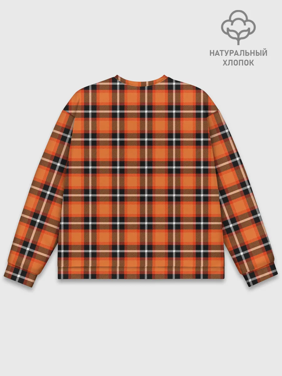 Мужской свитшот базовый / Шотландская клетка