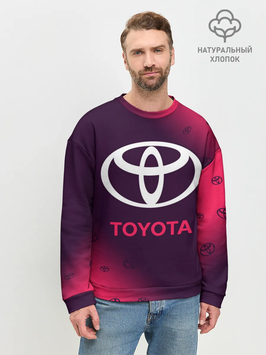 Мужской свитшот базовый / TOYOTA / ТОЙОТА