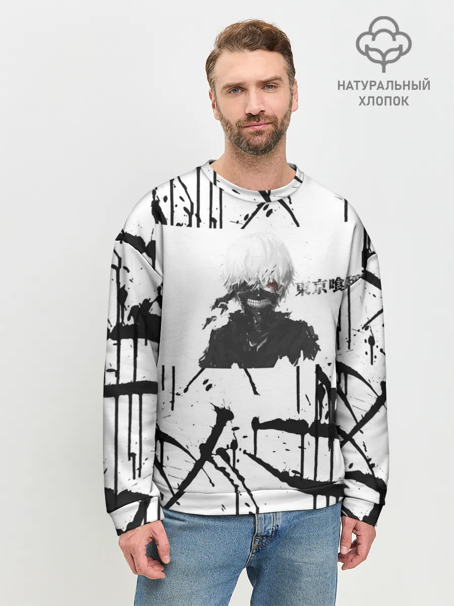 Мужской свитшот базовый / Токийский гуль