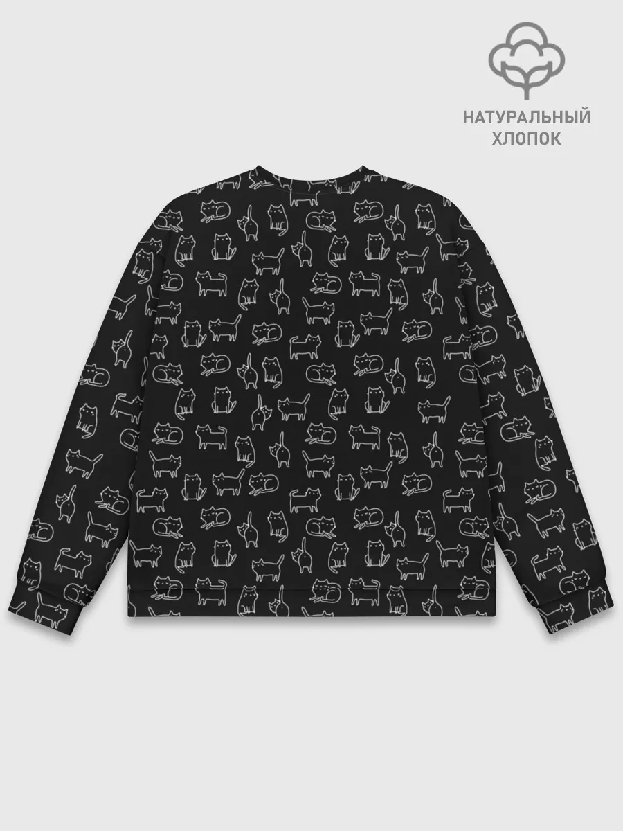 Мужской свитшот базовый / Cats