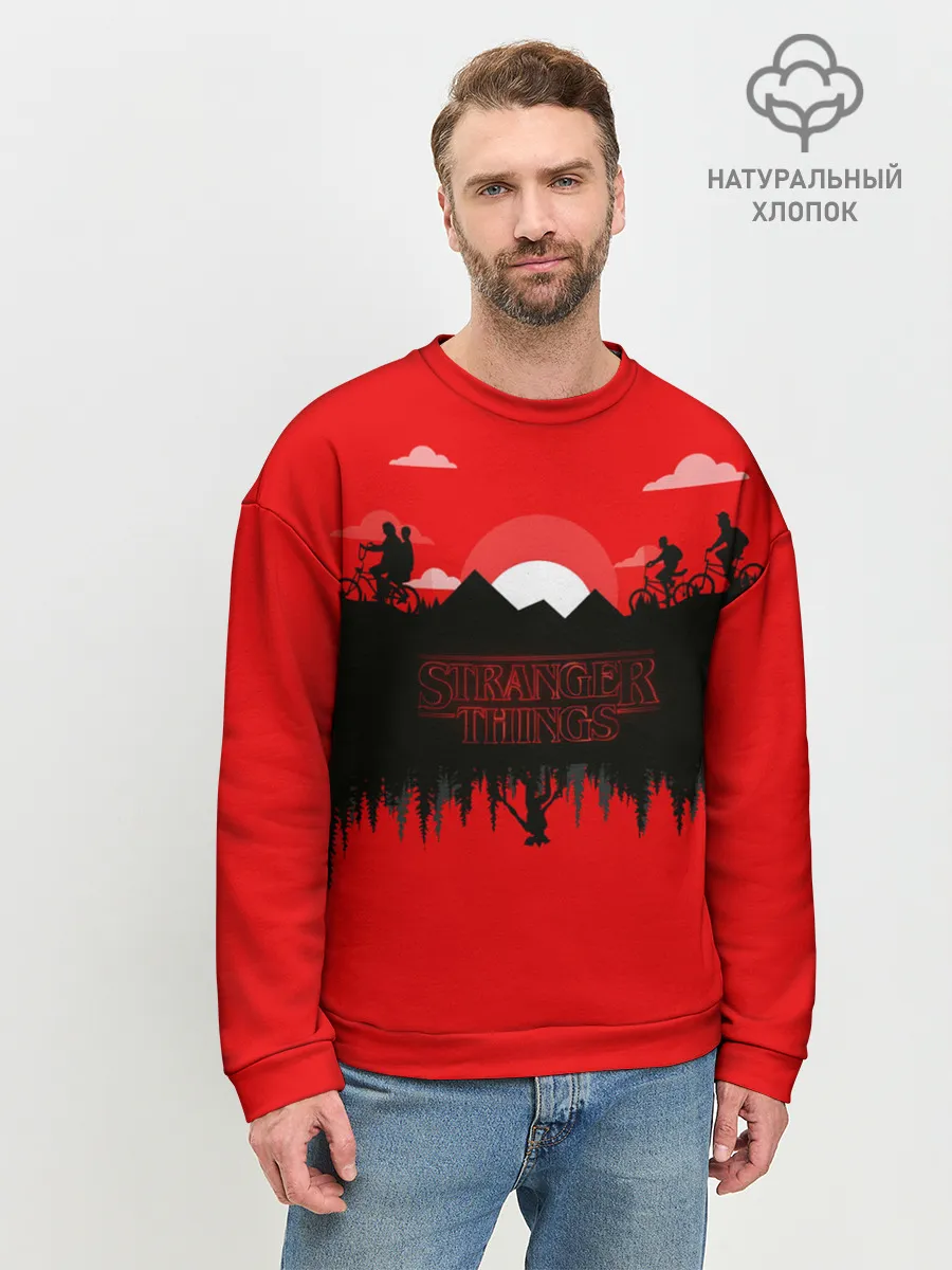 Мужской свитшот базовый / Очень странные дела