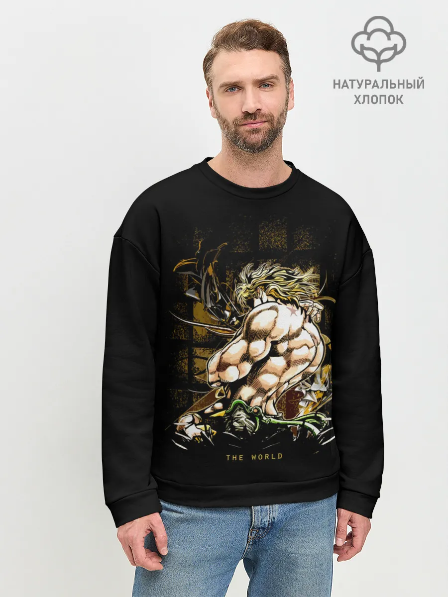 Мужской свитшот базовый / Джонатан на черном