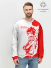 Мужской свитшот базовый / Хамон красный