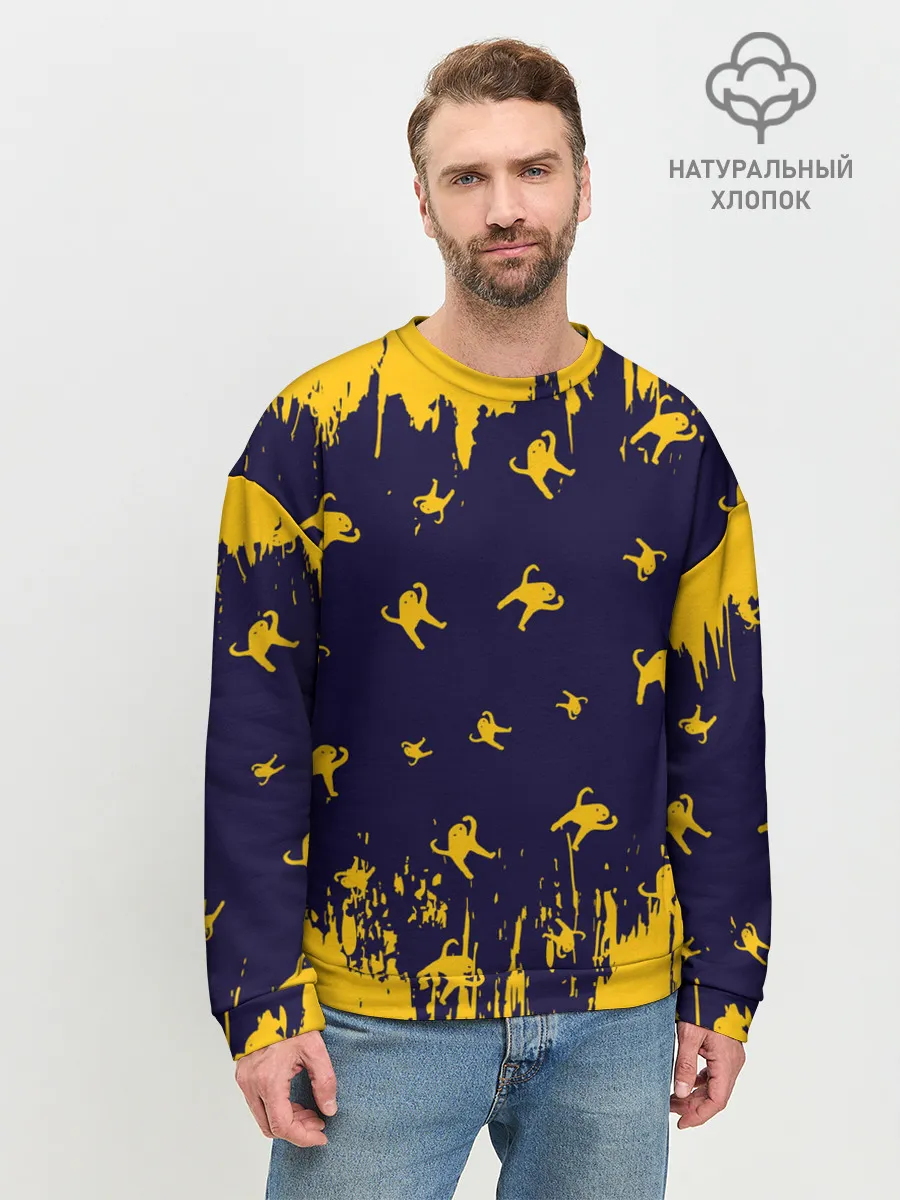 Мужской свитшот базовый / ЪУЪ СЪУКА