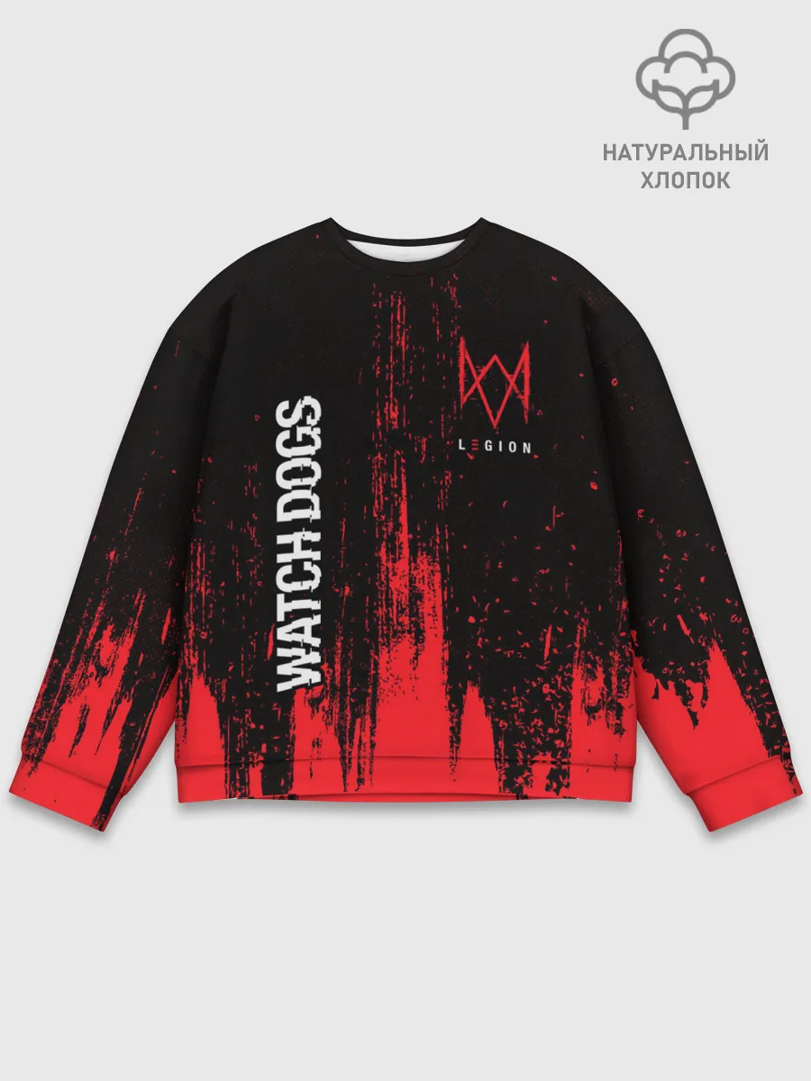 Мужской свитшот базовый / WATCH DOGS LEGION / ВОТЧ ДОГС