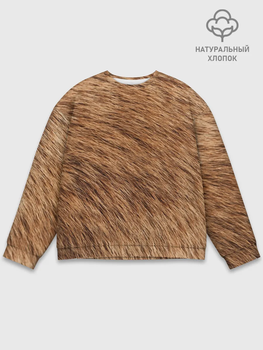 Мужской свитшот базовый / собака друг человека