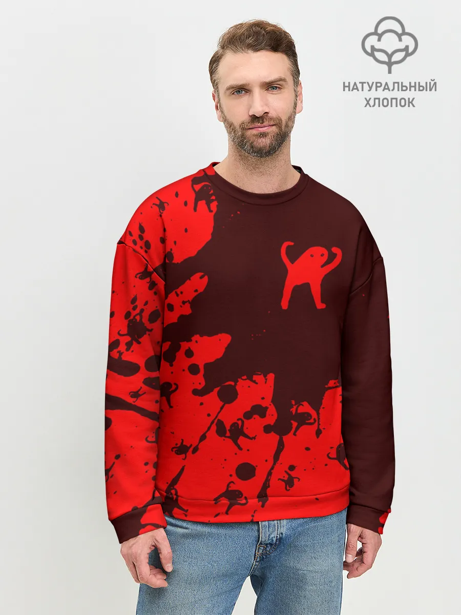 Мужской свитшот базовый / ЪУЪ СЪУКА