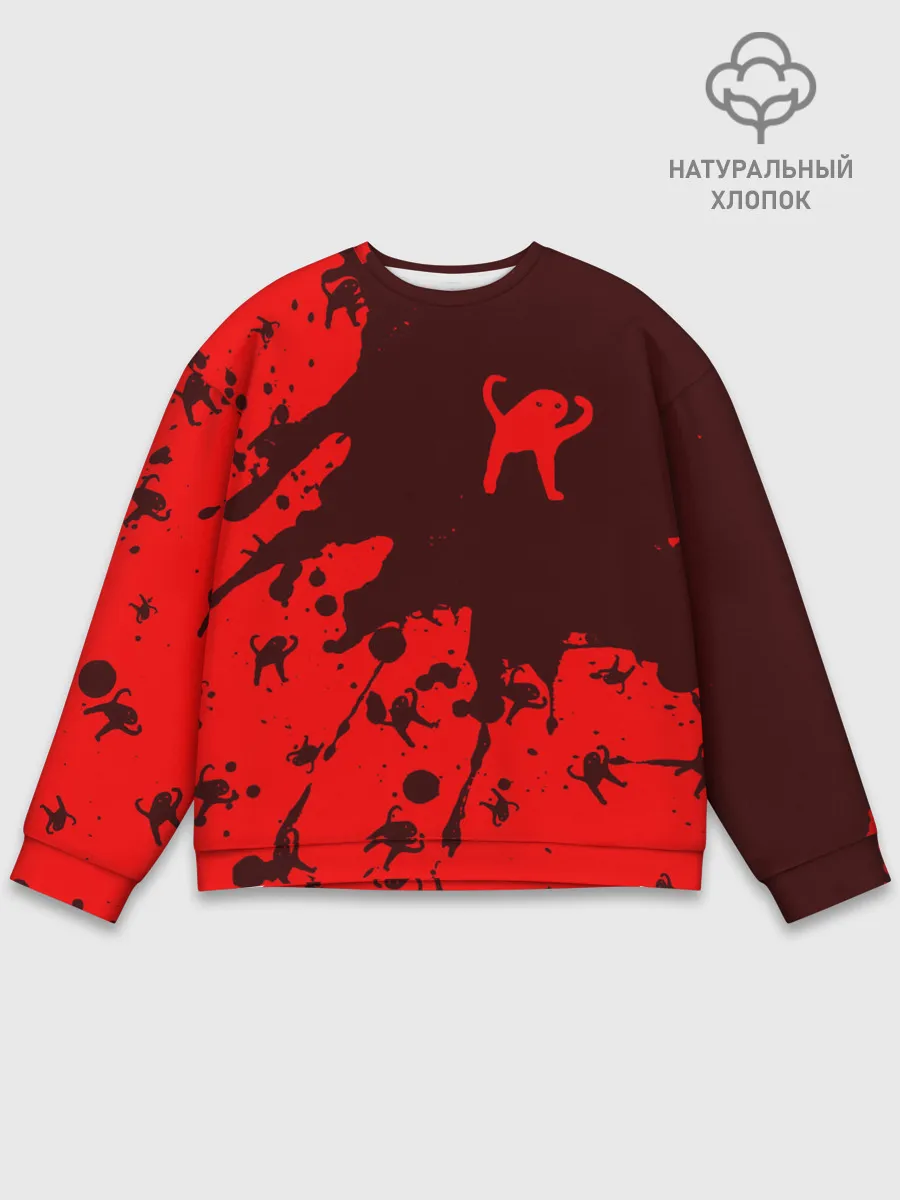 Мужской свитшот базовый / ЪУЪ СЪУКА