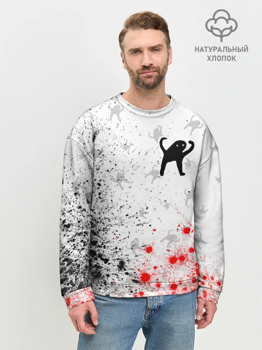 Мужской свитшот базовый / ЪУЪ СЪУКА