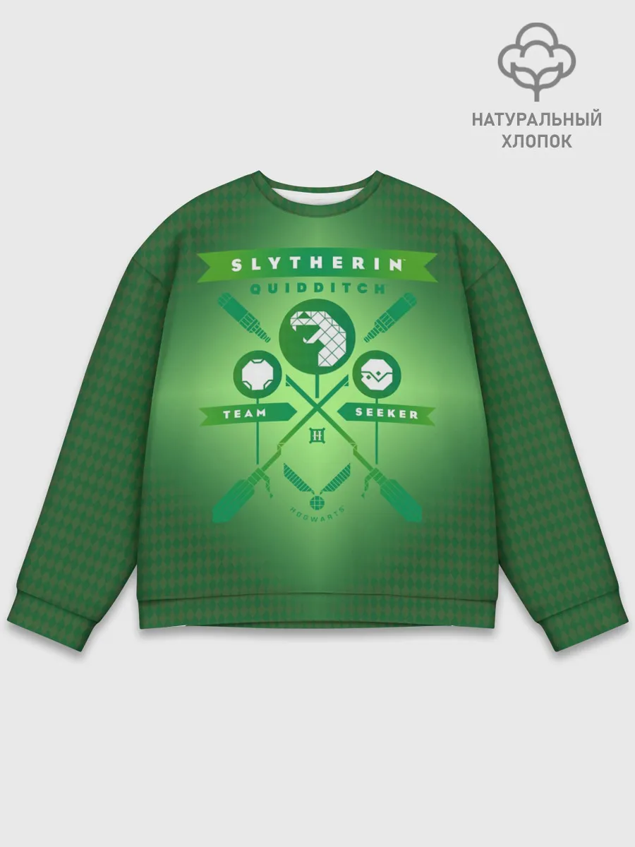 Мужской свитшот базовый / Slytherin Quidditch Team