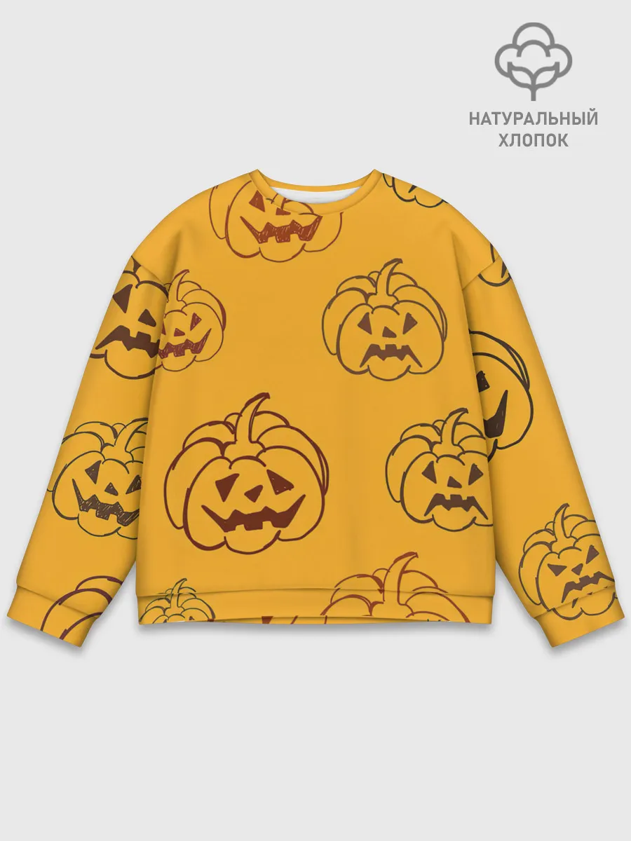 Мужской свитшот базовый / Тыквы