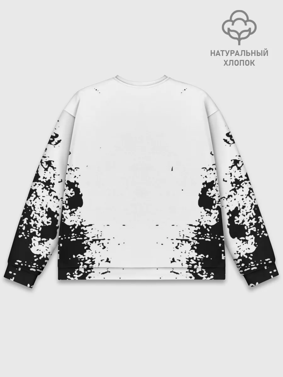 Мужской свитшот базовый / Хвост Феи монохромный