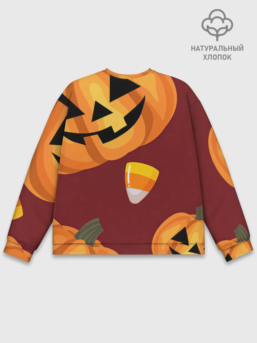 Мужской свитшот базовый / Сладкие хэллоуин