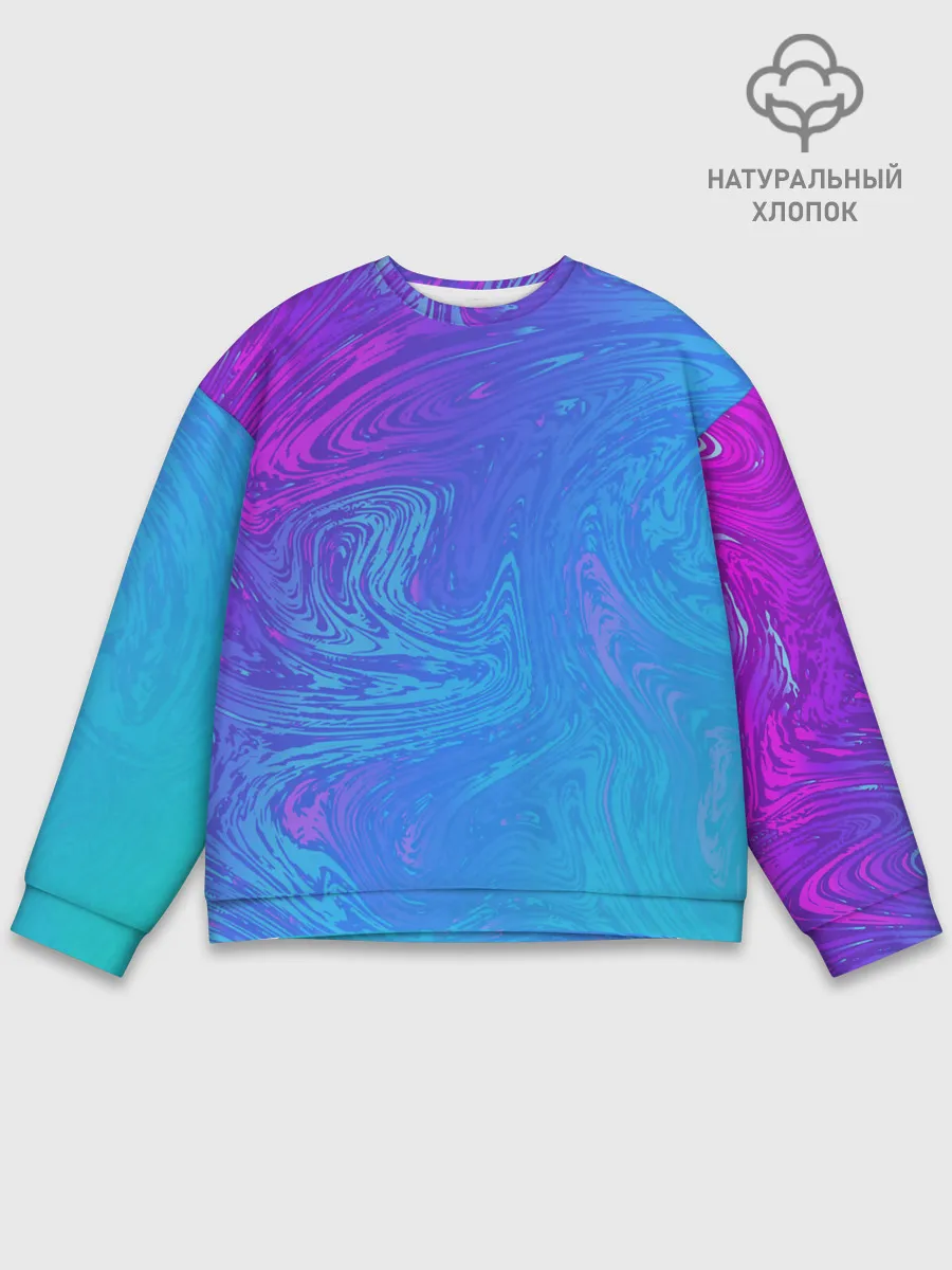 Мужской свитшот базовый / BACKGROUND IN NEON