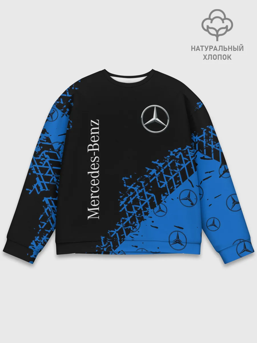 Мужской свитшот базовый / MERCEDES / МЕРСЕДЕС