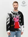 Мужской свитшот базовый / ROBLOX PIGGY - СВИНКА ПИГГИ