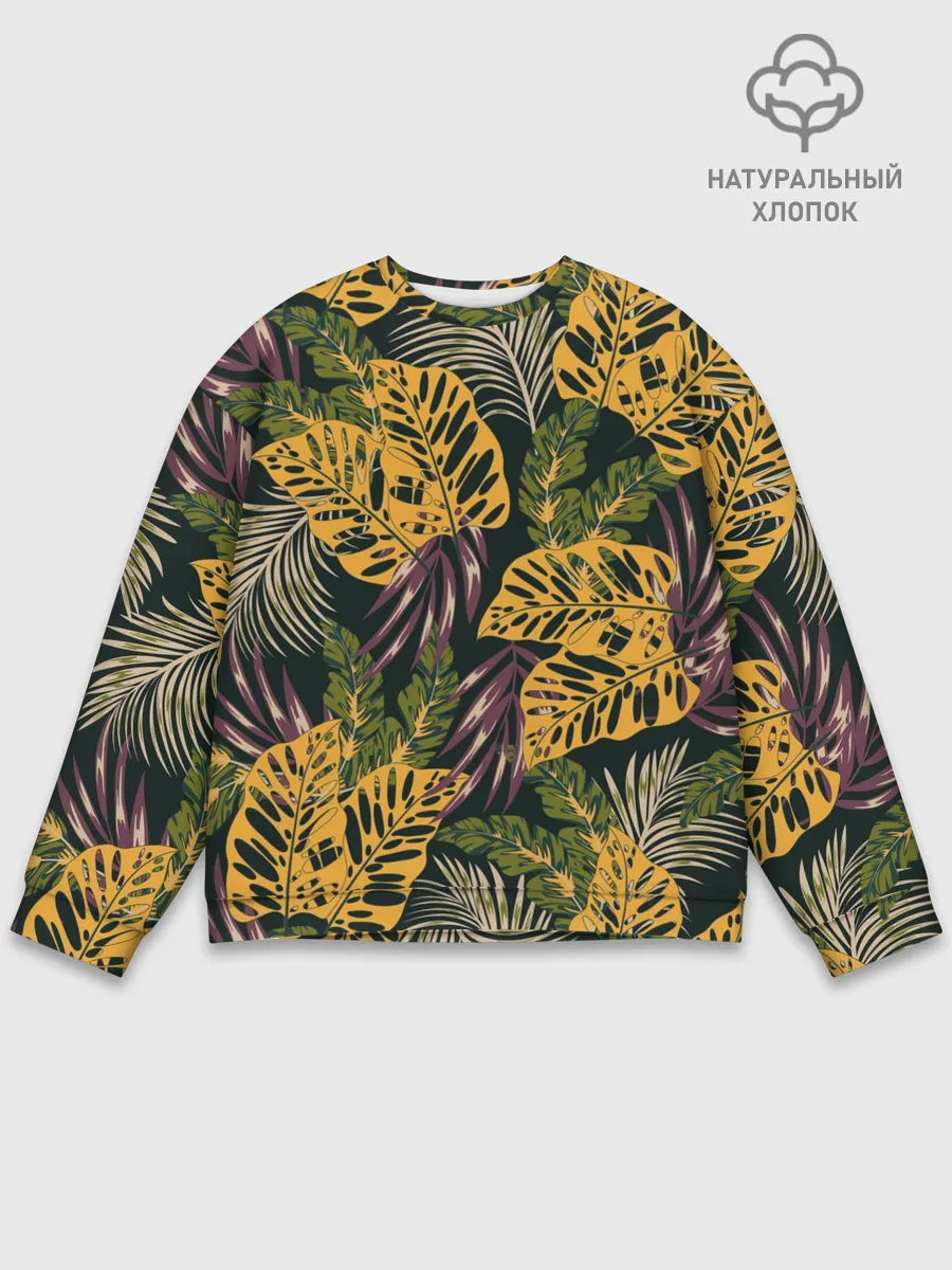 Мужской свитшот базовый / Тропический лес