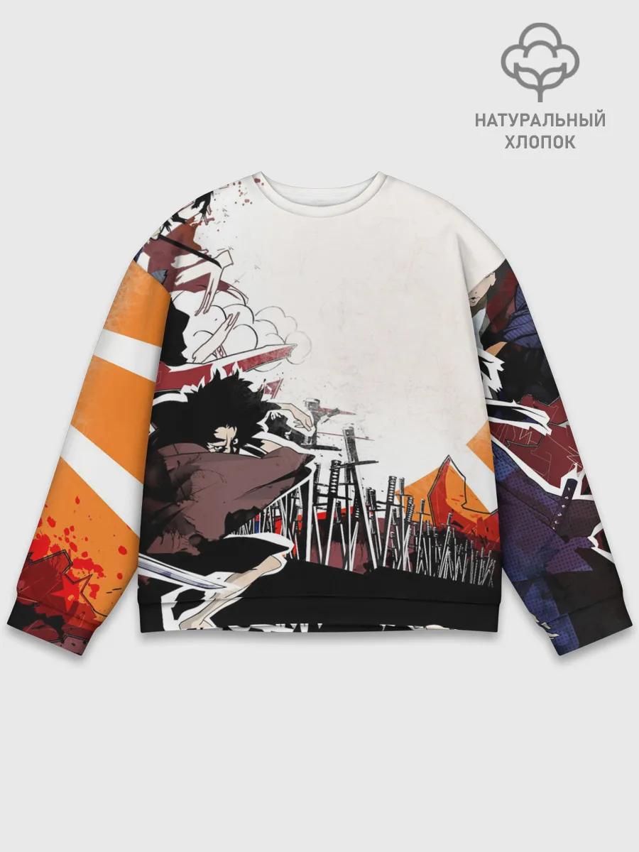 Мужской свитшот базовый / Афросамурай аниме