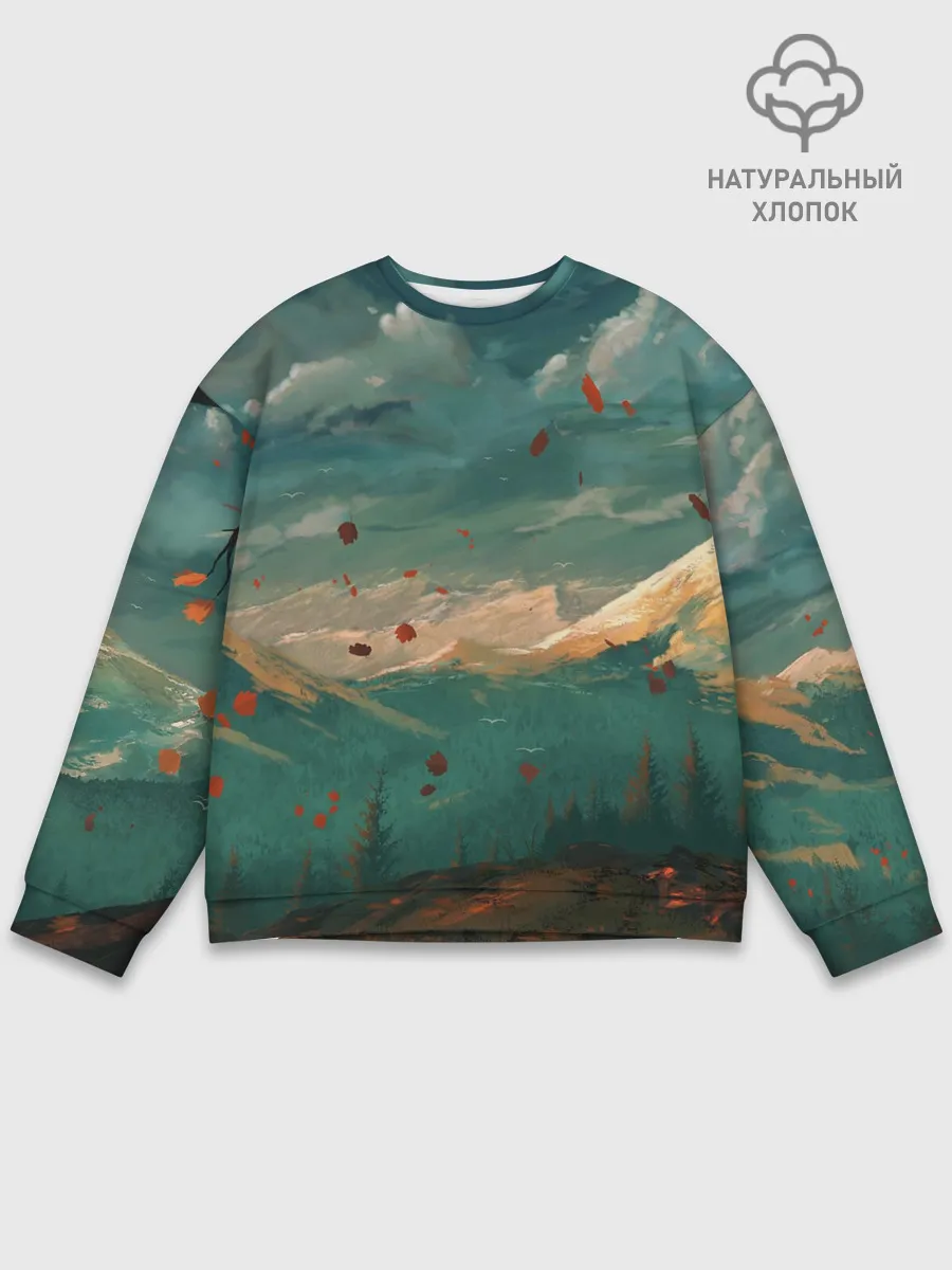 Мужской свитшот базовый / Горы