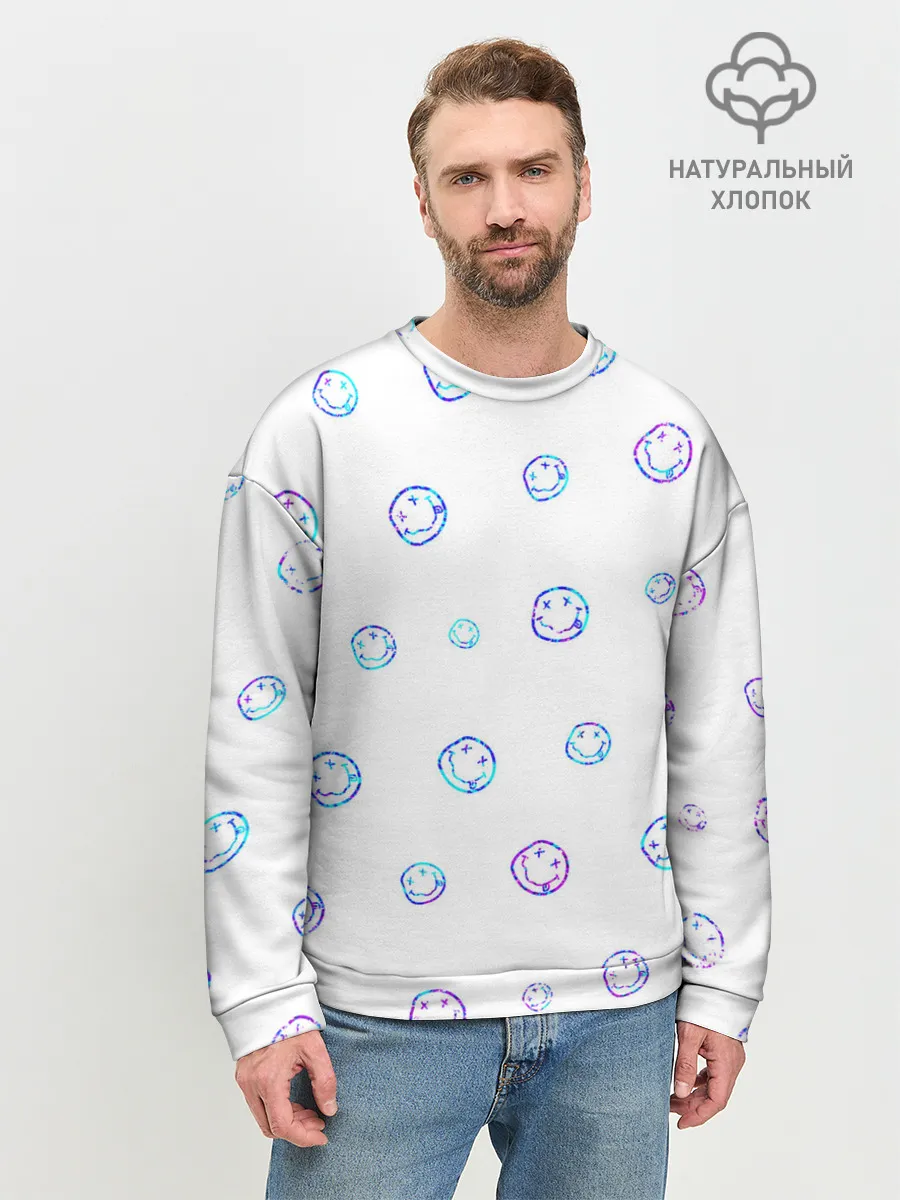 Мужской свитшот базовый / NIRVANA / НИРВАНА