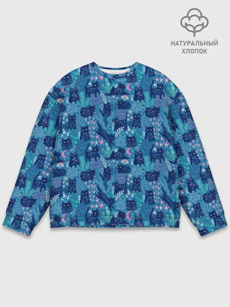 Мужской свитшот базовый / Коты