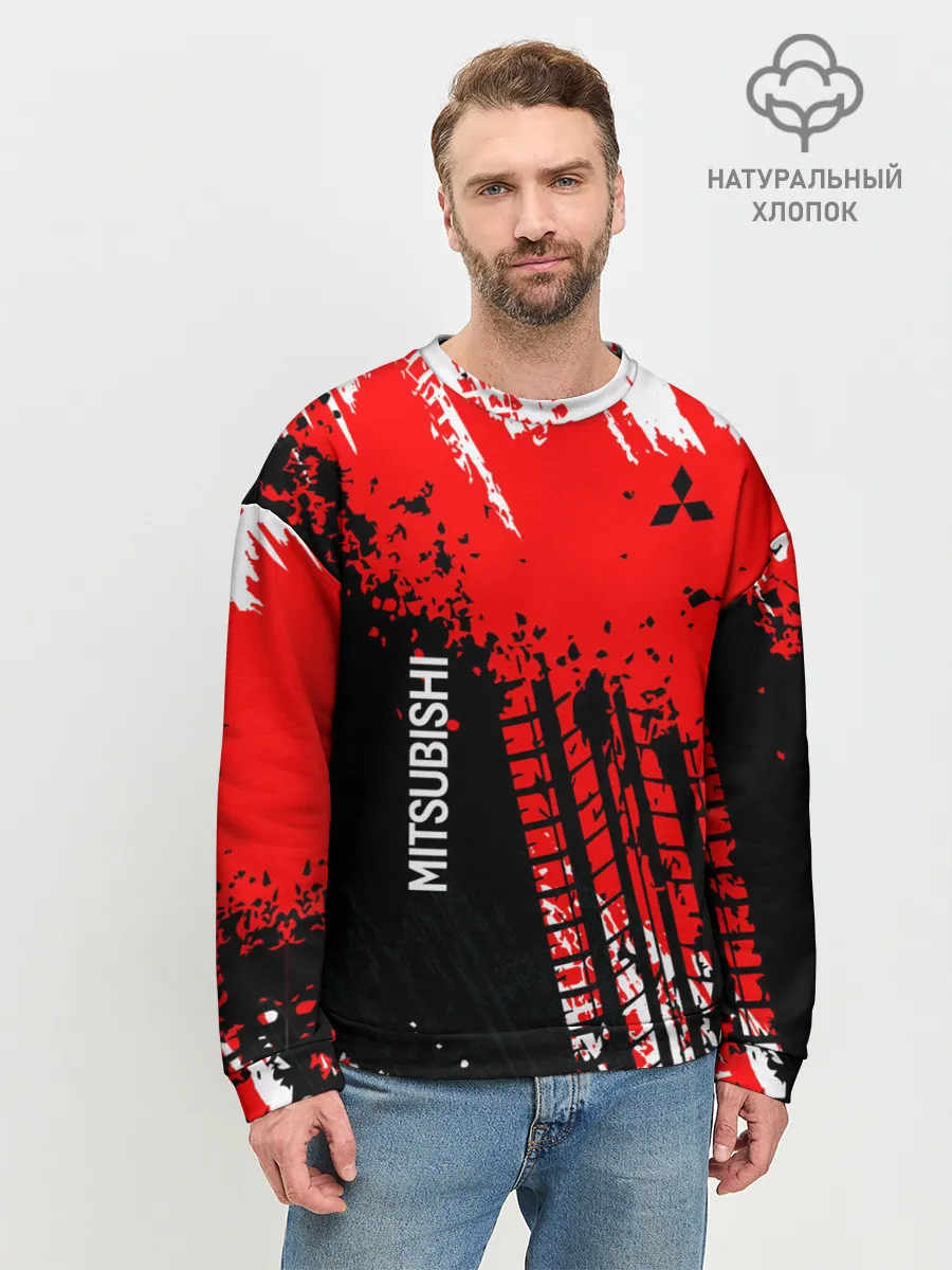 Мужской свитшот базовый / Mitsubishi