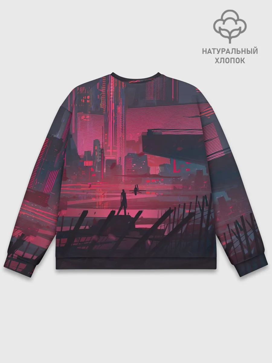 Мужской свитшот базовый / Город Будущего