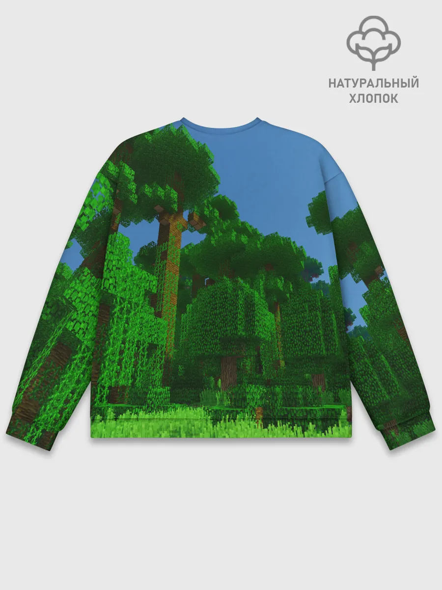 Мужской свитшот базовый / minecraft