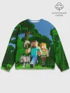 Мужской свитшот базовый / minecraft