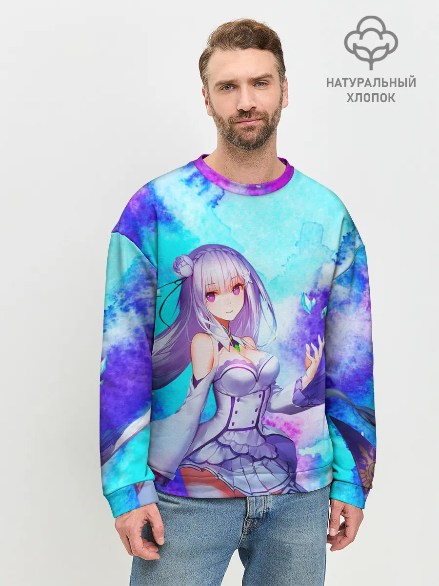 Мужской свитшот базовый / Re:Zero