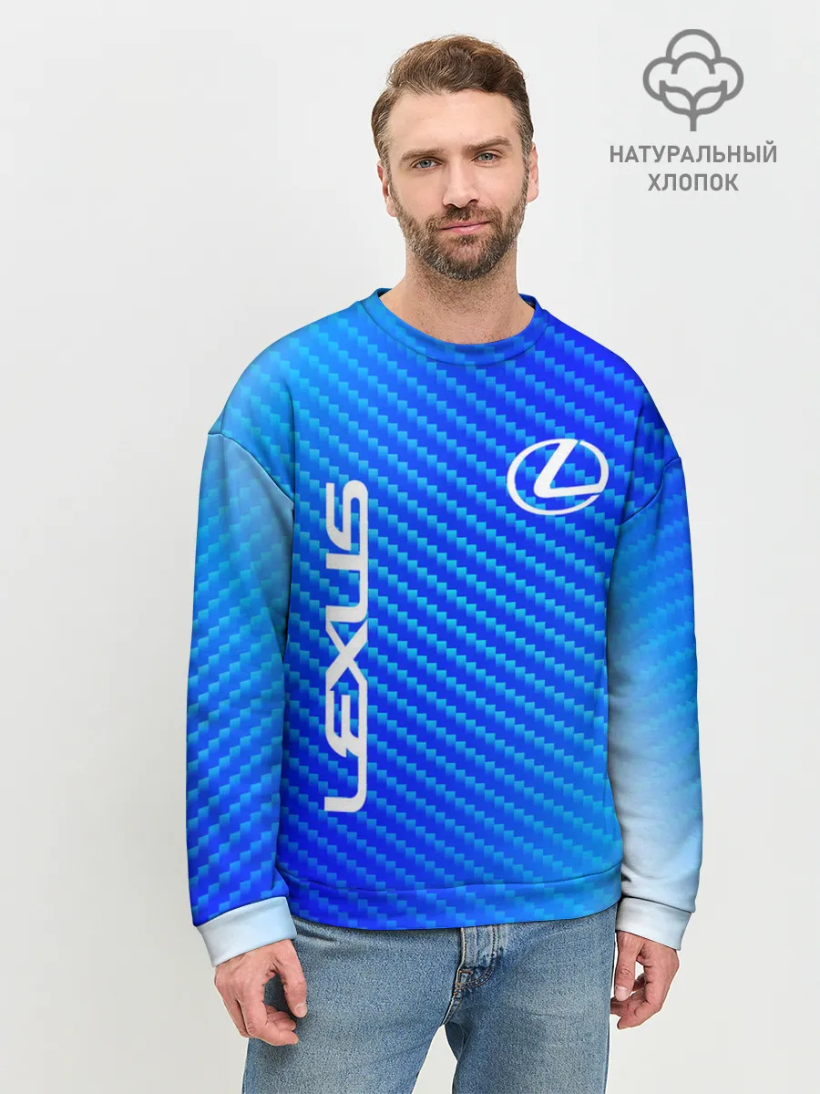 Мужской свитшот базовый / LEXUS / ЛЕКСУС