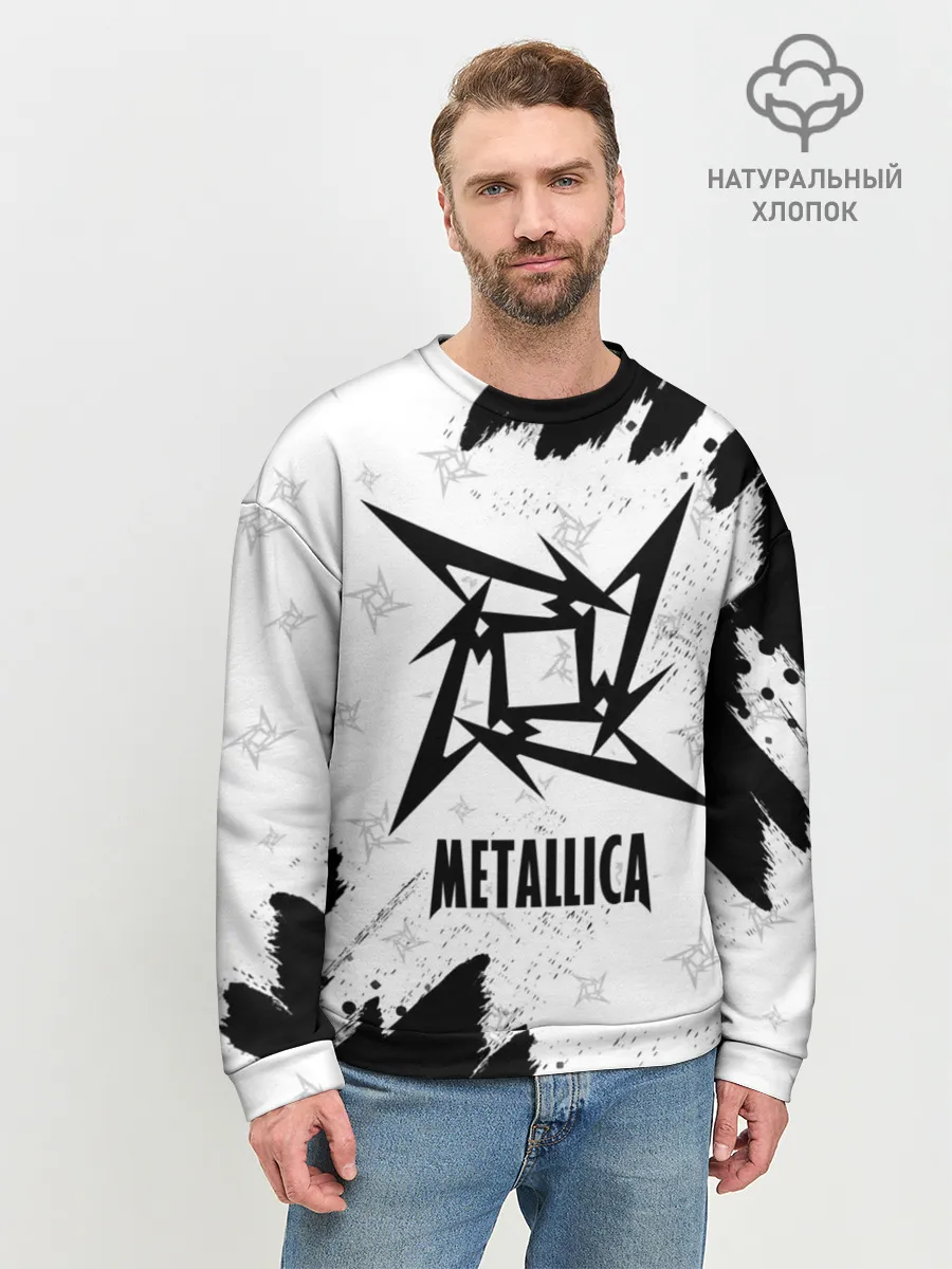 Мужской свитшот базовый / METALLICA / МЕТАЛЛИКА