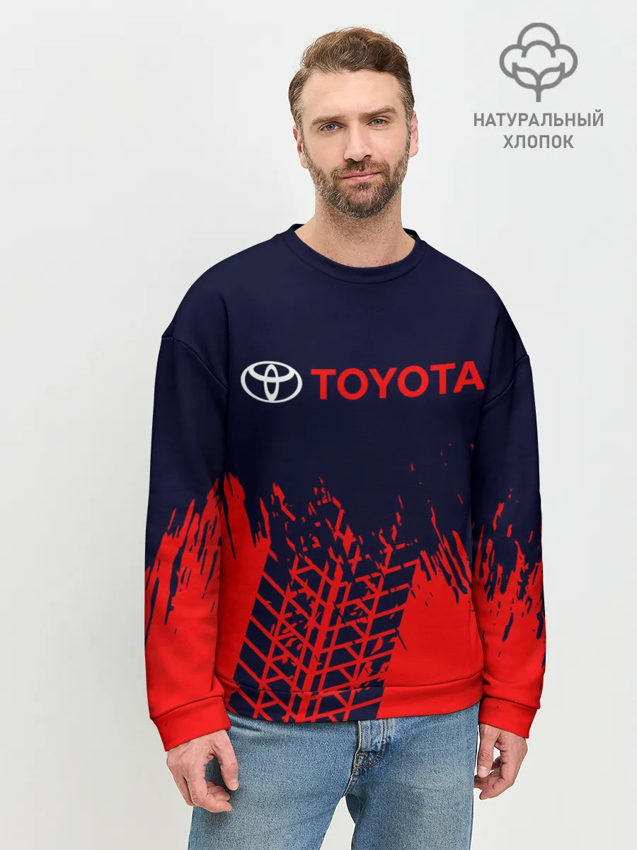 Мужской свитшот базовый / TOYOTA / ТОЙОТА