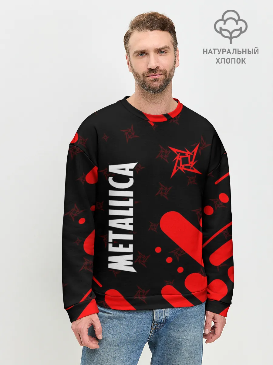 Мужской свитшот базовый / METALLICA / МЕТАЛЛИКА