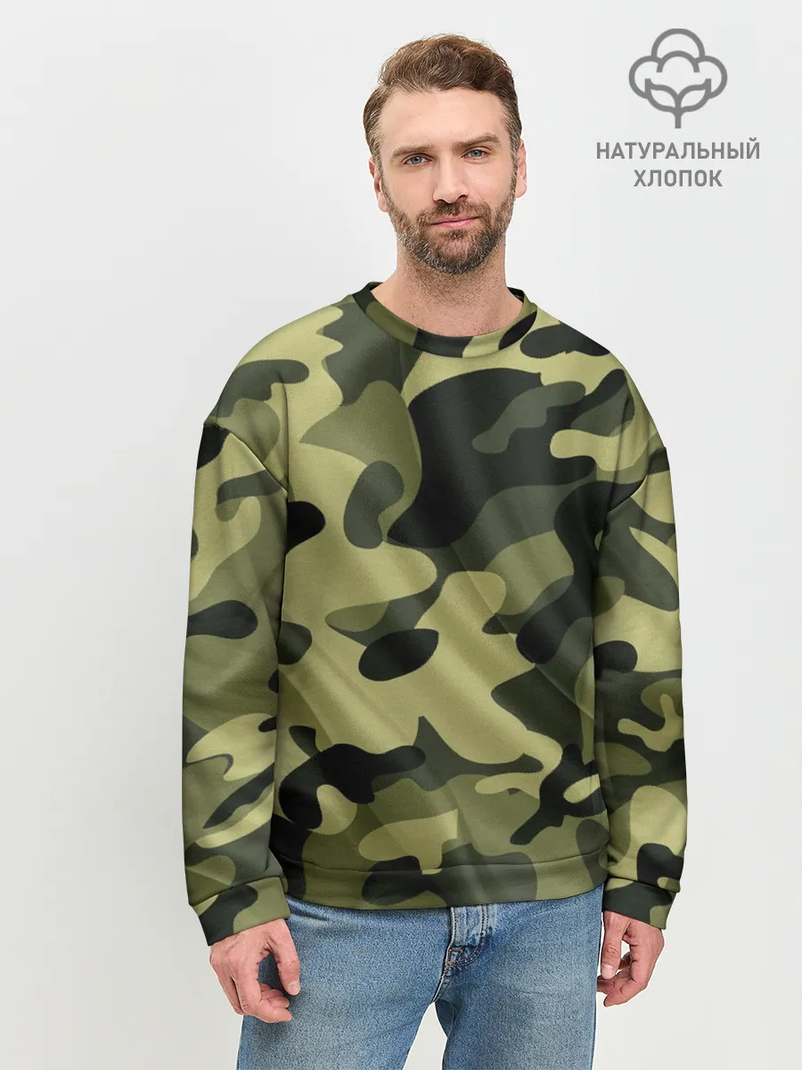 Мужской свитшот базовый / Милитари