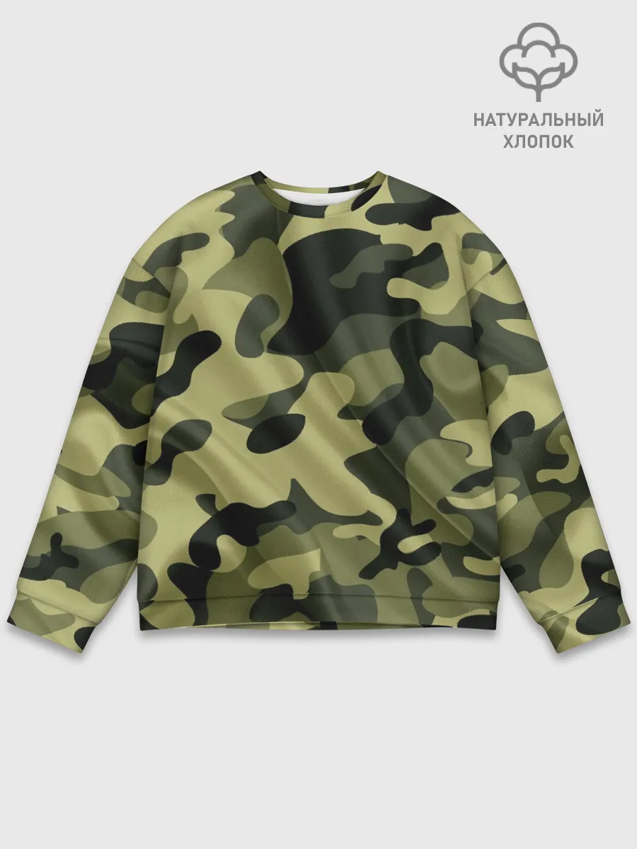 Мужской свитшот базовый / Милитари