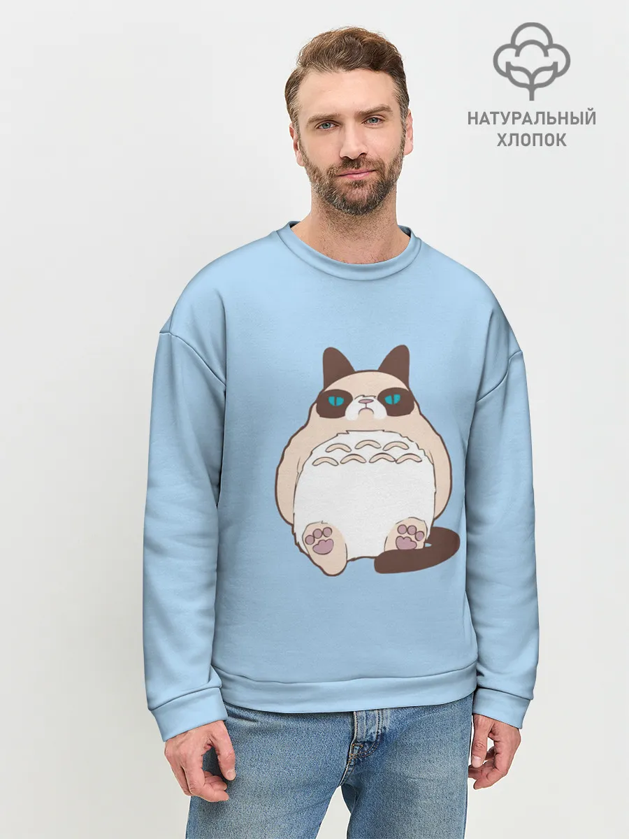 Мужской свитшот базовый / Тоторный кот
