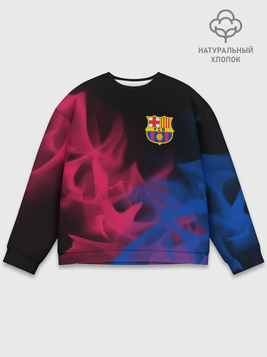 Мужской свитшот базовый / BARCELONA / БАРСЕЛОНА