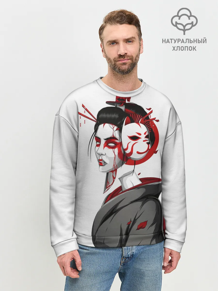 Мужской свитшот базовый / Гейша