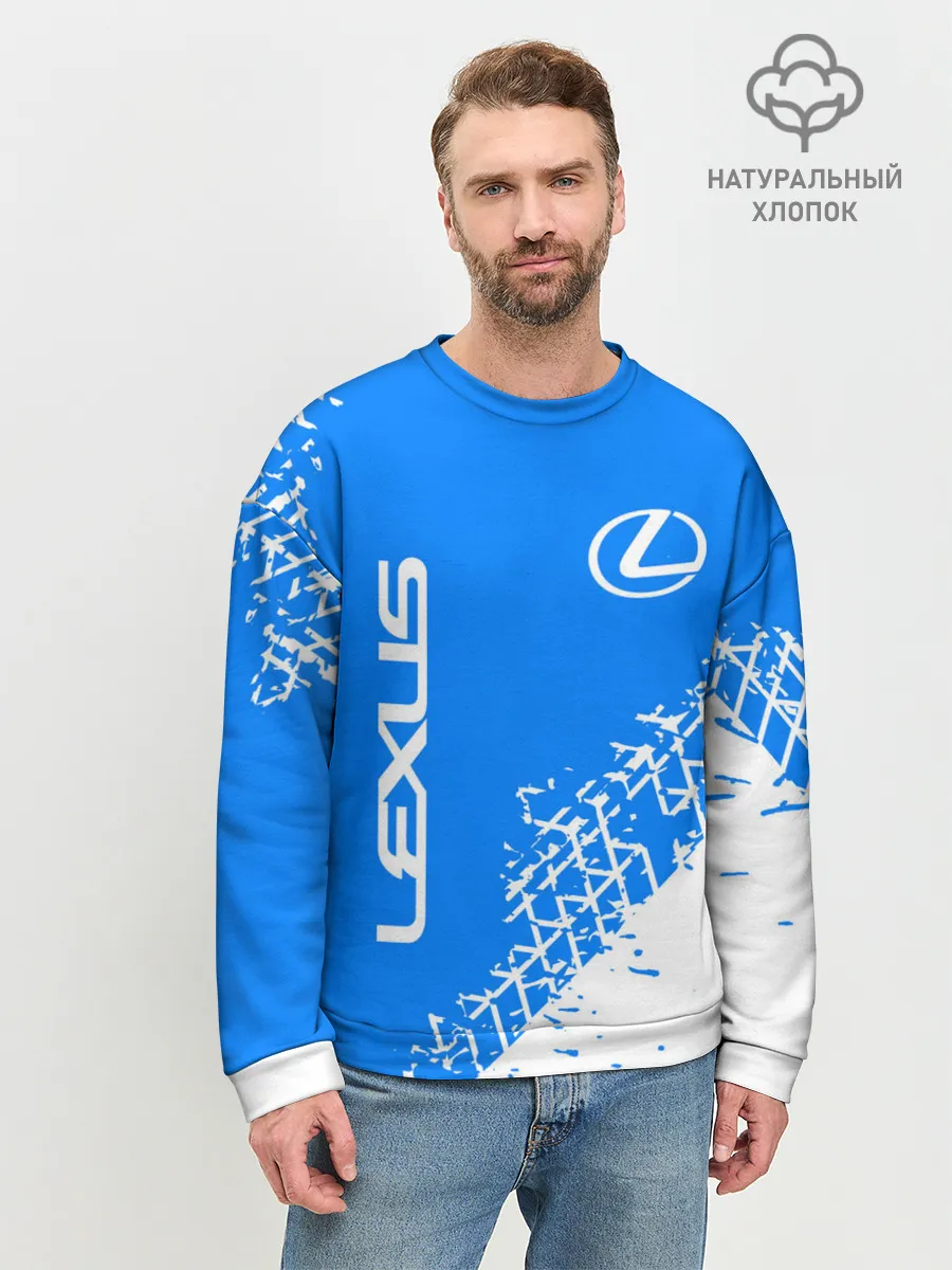Мужской свитшот базовый / LEXUS / ЛЕКСУС