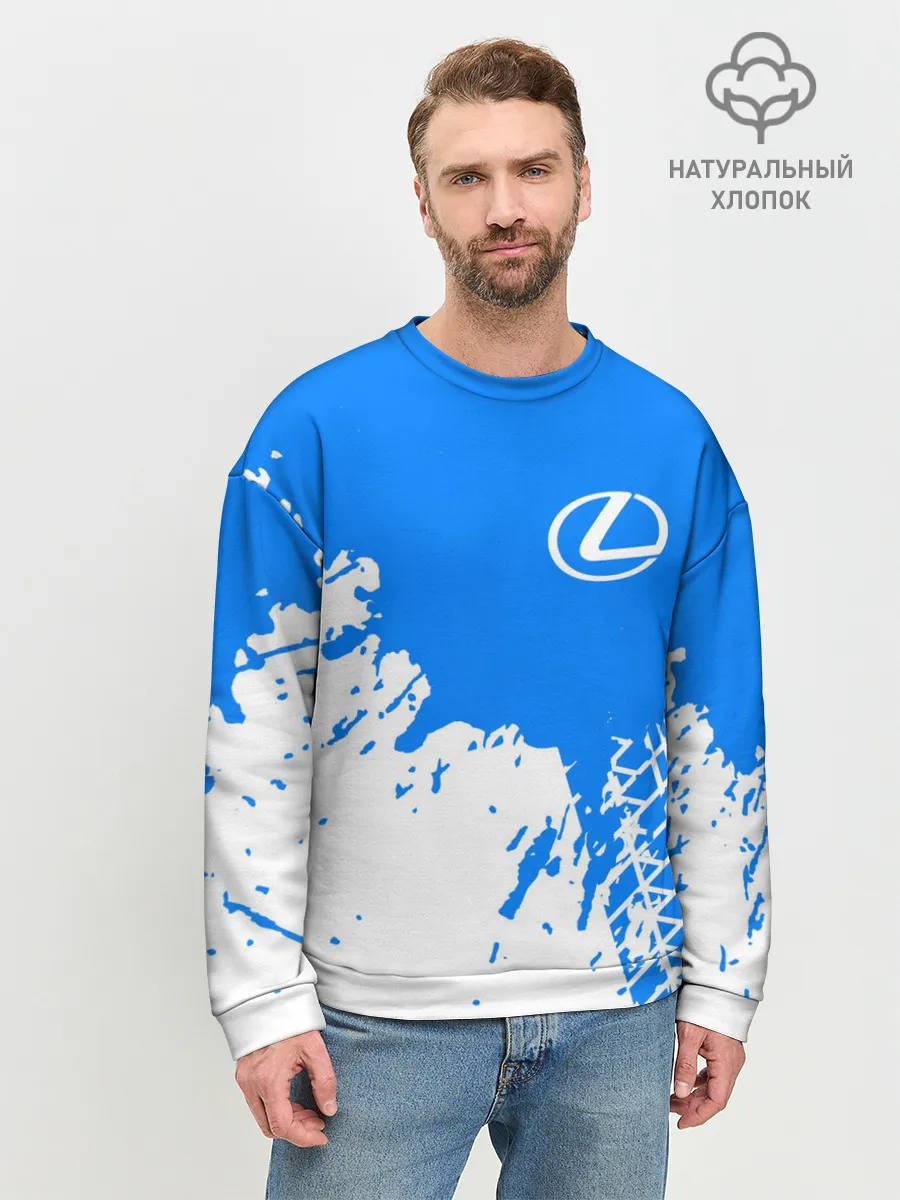 Мужской свитшот базовый / LEXUS / ЛЕКСУС