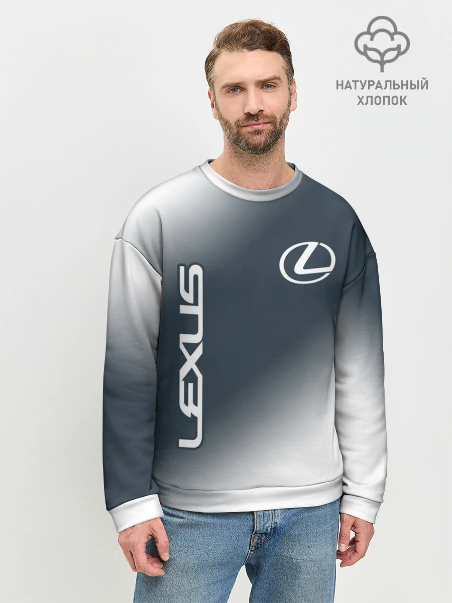 Мужской свитшот базовый / LEXUS / ЛЕКСУС