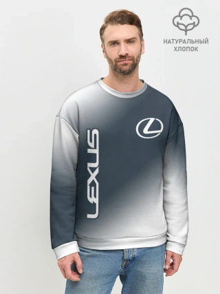 Мужской свитшот базовый / LEXUS / ЛЕКСУС